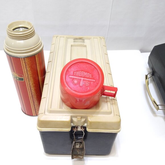 King-Seely Thermos 1960s Lunch Bucket Combo and Thermos Bottle No. 2210 Vintage - Picture 10 of 13